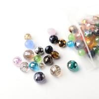 Round Crystal Beads, DIY & faceted, mixed colors, 6-12mm 