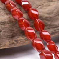 Natural Red Agate Beads, DIY & twist Approx 