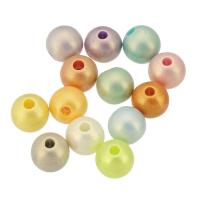 Perles acryliques lustres, Acrylique, Rond, DIY, plus de couleurs à choisir Environ 1.5mm, Environ Vendu par sac