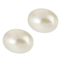Pearlized Acrylic Beads, Oval, DIY, white Approx 2mm, Approx 