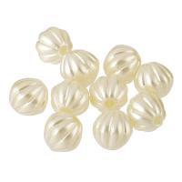 Perles acryliques lustres, Acrylique, DIY, blanc Environ 1mm, Vendu par sac