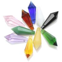 Crystal Jewelry Pendants, Conical, DIY 