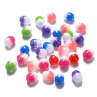 Resin Jewelry Beads, DIY & enamel, mixed colors, 7mm, Approx 