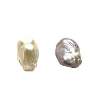 No Hole Cultured Freshwater Pearl Beads, irregular, polished, DIY 15x25- 