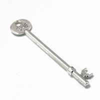 Подвеска- ключ из цинкового сплава , цинковый сплав, Ключ, плакированный цветом под старое серебро, DIY продается PC