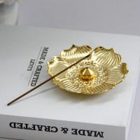 Buy Incense Holder and Burner in Bulk , Aluminum Alloy, plated, for home and office & durable, golden 