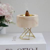 Buy Incense Holder and Burner in Bulk , Wood, with Iron, half handmade, for home and office & durable 