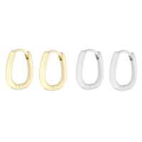 Brass Hoop Earring Components, plated, fashion jewelry & DIY & for woman 
