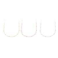 Brass Necklace Chain, plated, fashion jewelry & DIY 2mm .8 Inch 