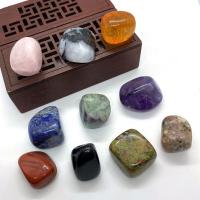Драгоценный камень украшения, Природный камень, Комкообразная форма, полированный, различные материалы для выбора, Много цветов для выбора, 19-34mm, продается PC