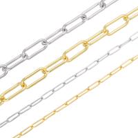 Brass Oval Chain, plated 