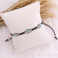 Glass Seed Beads Bracelets, Seedbead, braided bracelet & for woman 250mm 