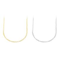 Brass Necklace Chain, plated, fashion jewelry & DIY 2.5mm Inch 