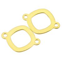 Stainless Steel Charm Connector, 201 Stainless Steel, Galvanic plating, fashion jewelry & Unisex, golden Approx 2mm 