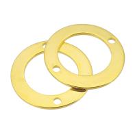 Stainless Steel Charm Connector, 201 Stainless Steel, Galvanic plating, fashion jewelry & Unisex, golden Approx 0.5mm 
