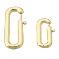 Brass Spring Buckle, gold color plated, fashion jewelry & DIY & for woman, golden 