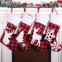 Christmas Stocking and Holder for your Mantel, Velveteen, handmade, cute 