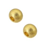 Stainless Steel Beads, 201 Stainless Steel, Galvanic plating, DIY, golden Approx 2mm 