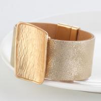 Fashion Zinc Alloy Bracelets, with PU Leather, fashion jewelry & for woman 30mm Approx 7.68 Inch 