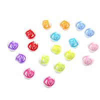 Perle acrylique, Rose, DIY & lavage chimique, plus de couleurs à choisir Environ Vendu par sac