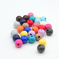 Acrylic Hair Accessories DIY Findings, Round, half-drilled 14mm 