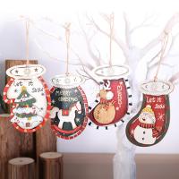 Wood Christmas Tree Decoration, handmade, cute 