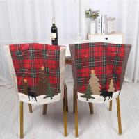 paño Cubierta de la silla de Navidad, hecho a mano, Lindo & diferentes patrones para la opción, 495x530mm, Vendido por UD