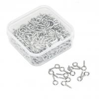 Eisen Haken Augenschrauben Nagel, mit Kunststoff Kasten, plattiert, DIY, keine, 45x45x18mm, verkauft von Box