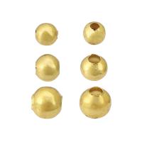 Stainless Steel Beads, 304 Stainless Steel, Galvanic plating, DIY golden Approx 1mm 