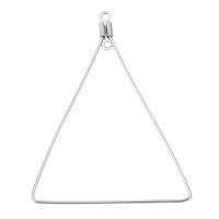 Stainless Steel Pendants, 201 Stainless Steel, Triangle, fashion jewelry & for woman, original color Approx 1mm 