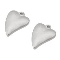 Stainless Steel Heart Pendants, 201 Stainless Steel, fashion jewelry & for woman, original color Approx 1mm 