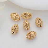 Brass Spacer Beads, gold color plated 