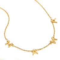 Brass Jewelry Necklace, plated, fashion jewelry & for woman 480mm 
