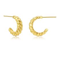 Brass Stud Earring, plated & for woman 