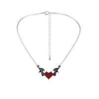 Enamel Zinc Alloy Necklace, with 2.76inch extender chain, fashion jewelry & for woman Approx 18.11 Inch 