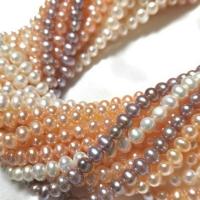 淡水養殖の真円真珠, 天然有核フレッシュウォーターパール, DIY, 無色, 6-7mm, 長さ:約 14.96 インチ, 売り手 ストランド