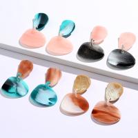 Boucle d'oreille de goutte acrylique, bijoux de mode & pour femme, plus de couleurs à choisir Vendu par paire