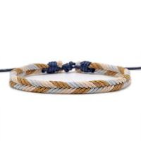 Cotton Fabric Bracelet, Round, handmade, fashion jewelry & for woman 5mm cm 