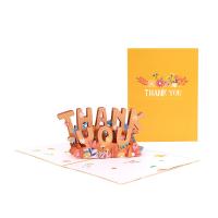 Papel 3D tarjeta de felicitación, Impresión, Plegable & Efecto 3D, 150x200mm, Vendido por UD
