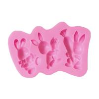 DIY Epoxy Mold Set, Silicone, Rabbit pink 