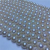 Round Cultured Freshwater Pearl Beads, DIY, white, 10-11mm Approx 40 cm 