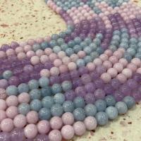 Morganit Perlen, rund, DIY & verschiedene Größen vorhanden, gemischte Farben, Länge:ca. 14.96 ZollInch, verkauft von Strang