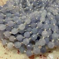 Aquamarin Perlen, mit Glas-Rocailles, Laterne, DIY & verschiedene Größen vorhanden & facettierte, hellblau, Länge:ca. 14.96 ZollInch, verkauft von Strang