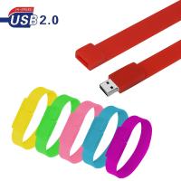 Bandas de silicona, con disco USB, más colores para la opción, 207mm, Vendido por UD