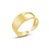 Titanium Steel Finger Ring, Vacuum Ion Plating, Unisex & hollow 8mm, US Ring 