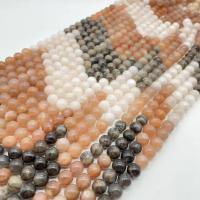 Natural Moonstone Beads, Round, DIY gradient color Approx 14.96 Inch 