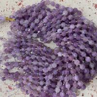 Lavender Beads, with Glass Seed Beads, Lantern, DIY & faceted, purple Approx 14.96 Inch 