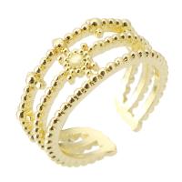 銅 カフ指輪, ゴールドメッキ, ファッションジュエリー & 女性用, 金色, 10mm, サイズ:7, 売り手 ペア