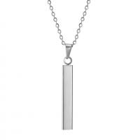 Stainless Steel Jewelry Necklace, 304 Stainless Steel, with 1.97inch extender chain, Vacuum Ion Plating, fashion jewelry & for man Approx 17.72 Inch 