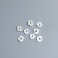 Серебро 925 пробы Металлическая прокладка, Нерегулярные, полированный, DIY, серебряный отверстие:Приблизительно 1.5mm, продается PC